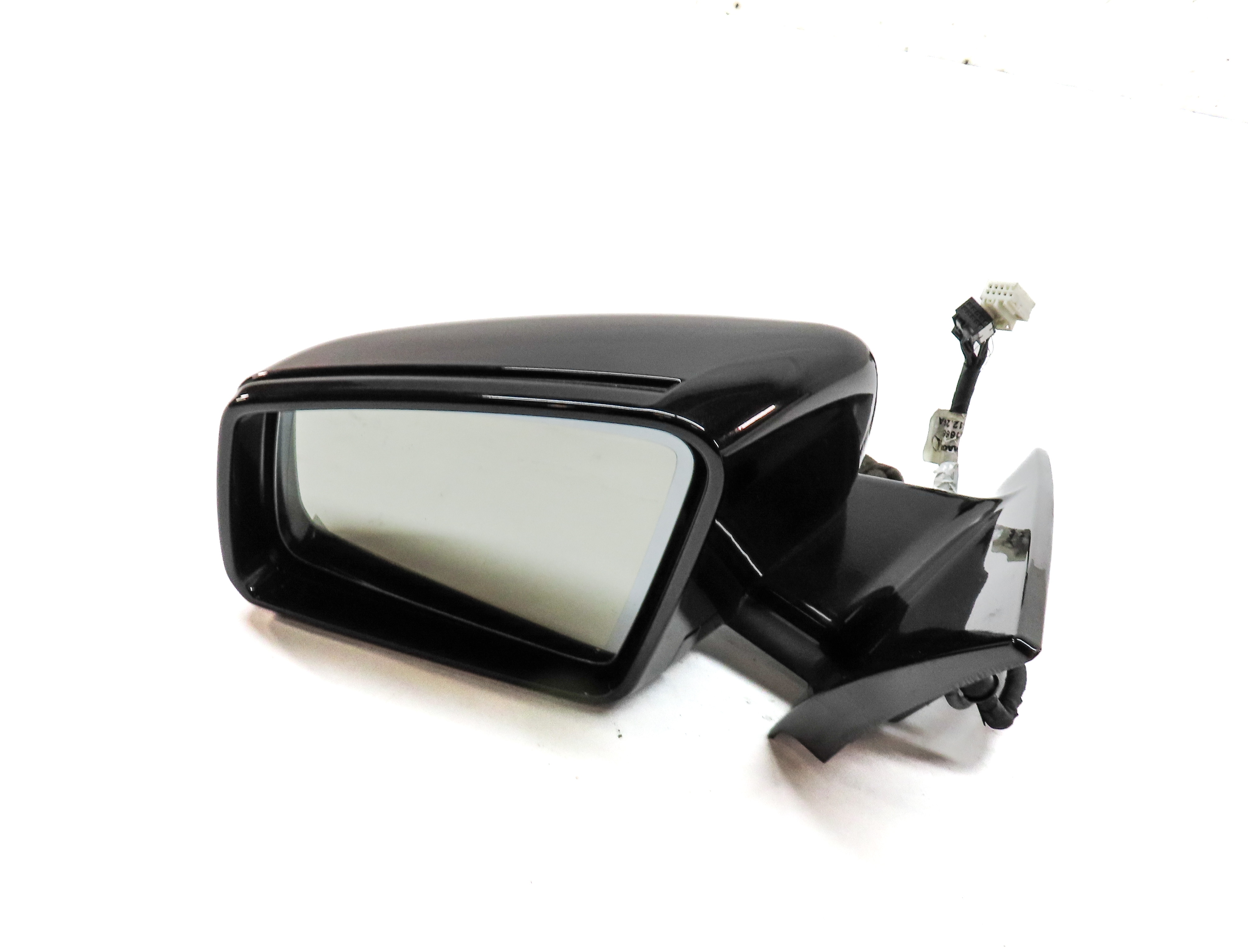 14-17 E-CLASS (W207) COUPE CONV - LEFT BLIND SPOT CAMERA DOOR MIRROR (Black) — exact item pictured